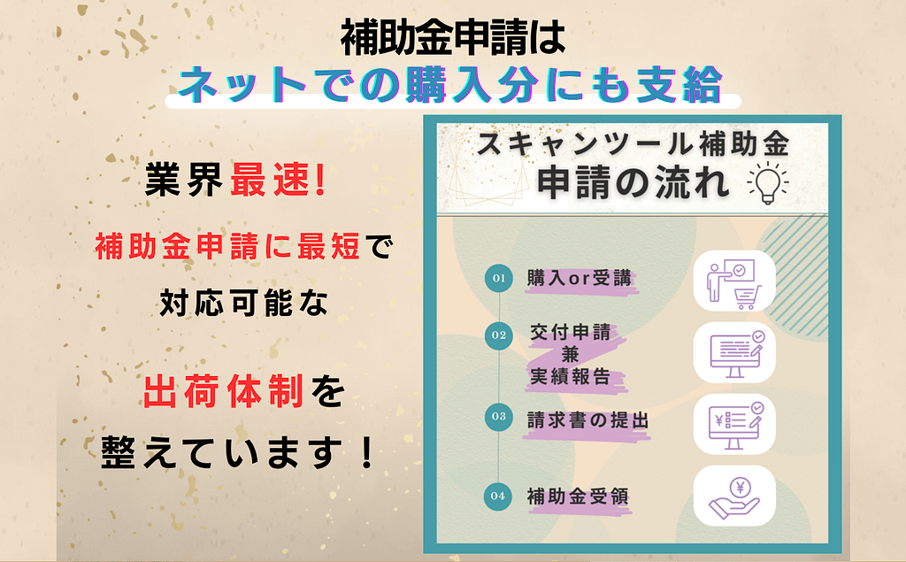 オンラインで高額スキャンツールを買っても大丈夫? 1 G-SCAN オンライン スキャンツール購入の補助金申請チャート