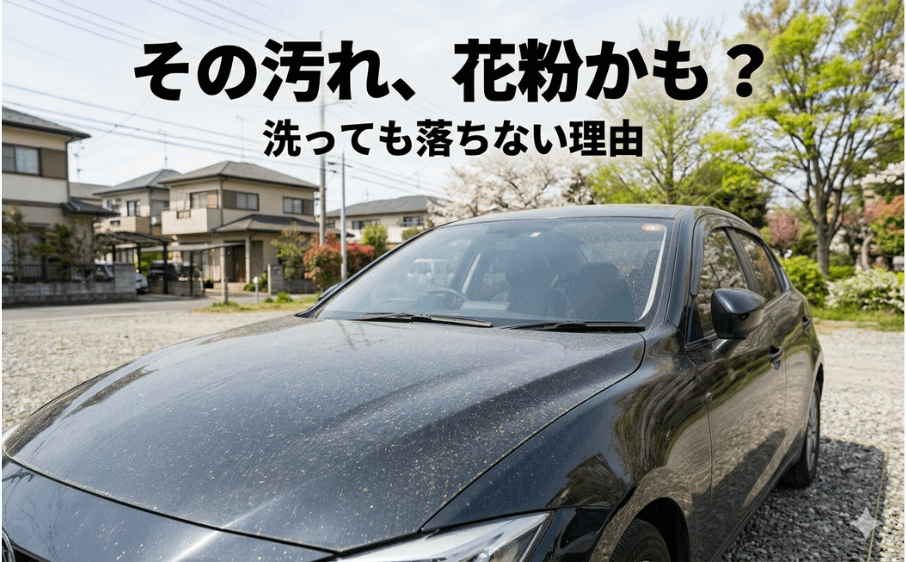 その汚れ、花粉かも?車がベタベタになる原因と正しい洗車方法 7 その汚れ、花粉かも?車がベタベタになる原因と正しい洗車方法