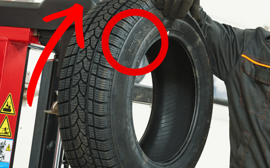 春のタイヤ交換の裏側|元工場長が見てきた黒歴史とヤバい客 2 回転方向指定タイヤのROTATION表示